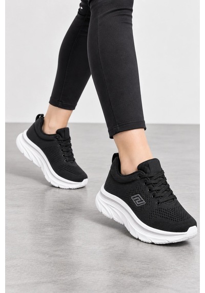 Ht Hotin Strata Kadın Günlük Sneaker Spor Ayakkabı - Siyah