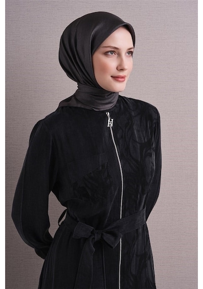 Armine İpek Eşarp 2027 Kış - 9601-54 Füme Twill