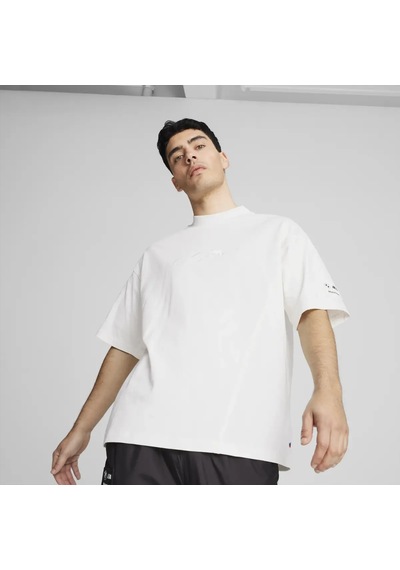 Puma Bmw Mms Statement Car Tee Beyaz Erkek T-shirt & Polo