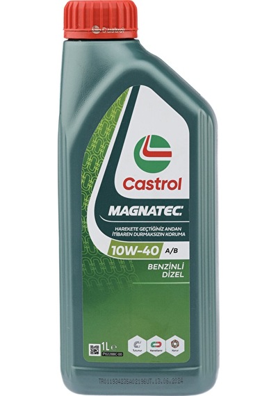 4 Adet Castrol Magnatec 10w/40 Motor Yağı 1l