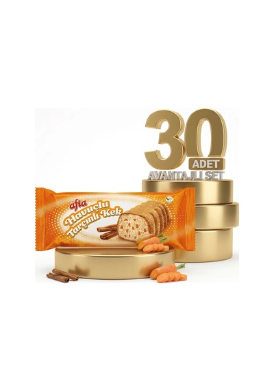 Afia Havuç Tarçınlı Kek 30x40 Gr