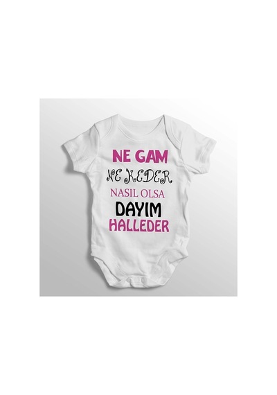 Babylimon Ne Gam Ne Keder Nasıl Olsa Dayım Halleder Kız Yazılı Baskılı Bebek Zıbını Beyaz - 132207250 Beyaz Babylimon Ne Gam Ne Keder Nasıl Olsa Dayım Halleder Kız Yazılı Baskılı Bebek Zıbını Beyaz - 132207250 Beyaz