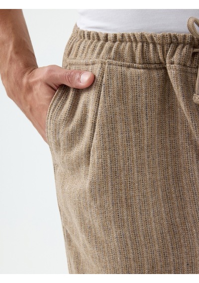 Baggy Fit Erkek Pantolon Light Vizon