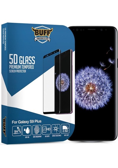 Buff Galaxy S9 Plus İle Uyumlu 5d İle Uyumlu Glass Ekran Koruyucu