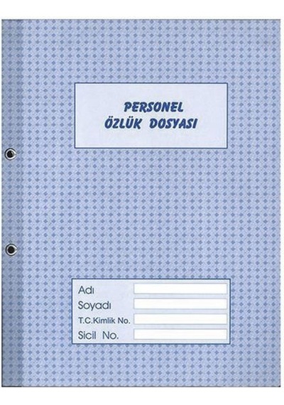 Dilman Personel Özlük Dosyası 5 Adet