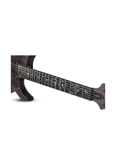 Schecter C-1 Exotic Ebony Elektro Gitar (Natural Satin)