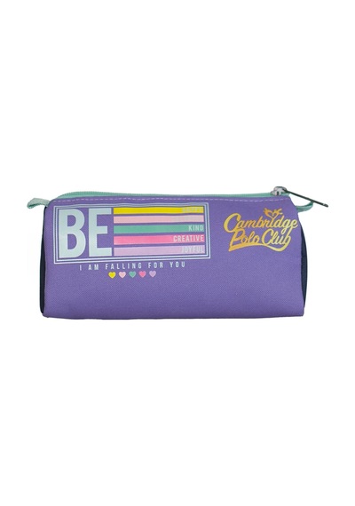 Cambridge Polo Club Be Happy Tek Bölmeli Unisex Kalemlik Turkuaz