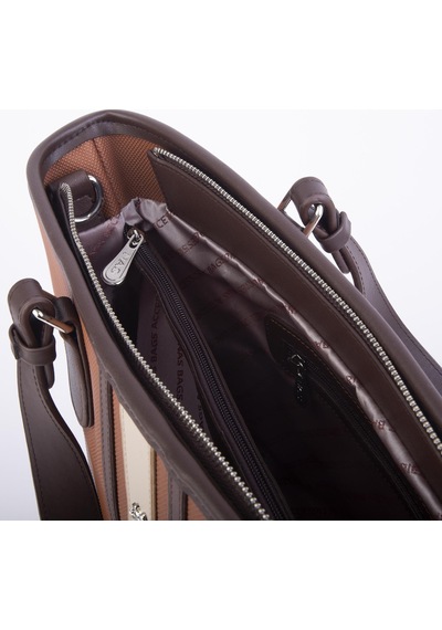 Nas Bag Kadın Omuz Çantası Spor Şık Ayarlanabilir Omuz Askılı Taba Kahve Kum Lacst 33x27x12 Cm taba Taba