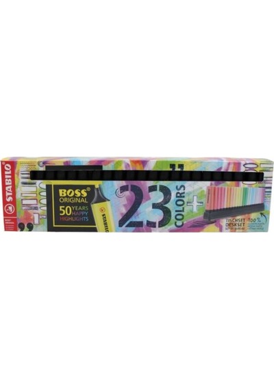 Fosforlu Kalem Boss Set 23lü Karışık