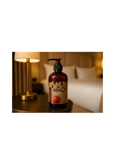 Masaj Yağı : 250ml Çilekli - Etkili- Yenilebilir - Aroma Terapi Ile Romantik Bir Deneyim - 503309669