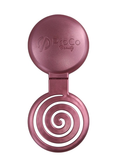 Proco Proco Beauty Makaron Metalik - Üç Boyutlu 3d Esnek Aynalı Çanta Boy Saç Fırçası - Compact Detangler 13404692