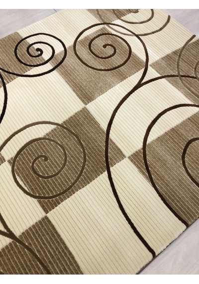 Saray Halı Vizyon 10325 A 150X230 Kahve Krem 4 M2 Halı !