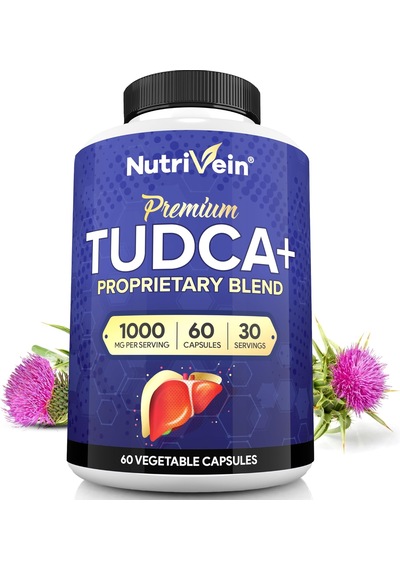 Nutrivein Tudca Milk Thistle Liver Wellness Support 1000 Mg - 60 Caps