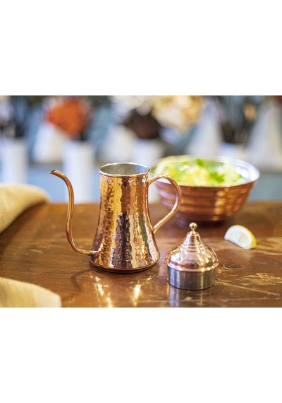 Bakır Yağdanlık Otantik Model Parlak Bakır Renk No1