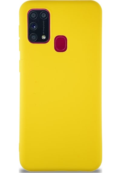 Samsung Galaxy M31 Kilif Soft Premier Renkli Silikon Kapak 490227852