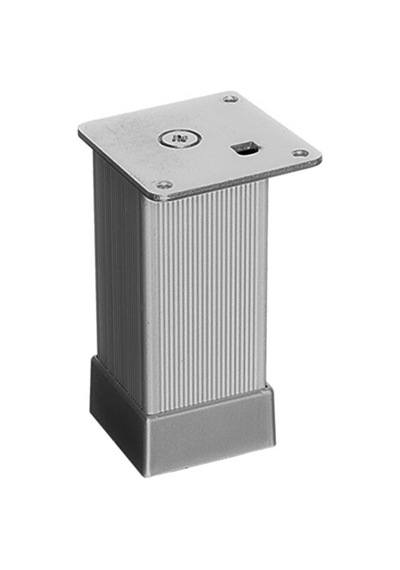 Eroğlu 40x40 Alüminyum Çizgili Kare Ayak Inox 10 Cm Diğer