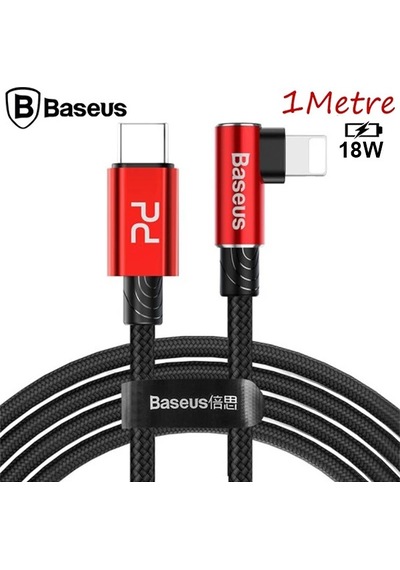 Baseus Mvp Elbow Type-c To iPhone Uyumlu Pd 18w Hızlı Şarj Usb Kablo 1metre- 5775