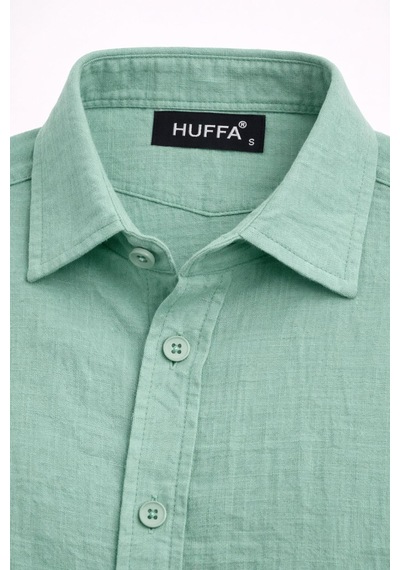 Classics Men Huffa Erkek Pamuklu Regular Salaş Uzun Kol Gömlek 7585 Turkuaz Classics Men Huffa Erkek Pamuklu Regular Salaş Uzun Kol Gömlek 7585 Turkuaz