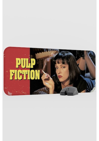 Pulp Fiction Ucuz Roman Tarantino V4 70x30 Xl Gaming Kauçuk Kaymaz Taban Mouse Pad Fare Altlığı