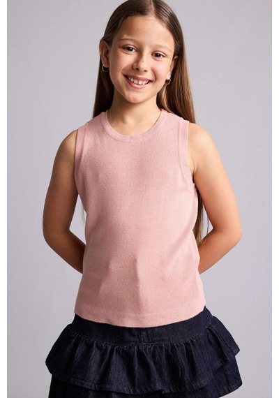 Defacto Halter Yaka Gül Atlet Kız Çocuk H0709a826smbr86 Pembe-br86