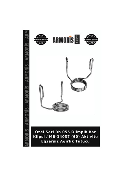 Özel Seri Rb 055 Olimpik Bar Klipsi / Mb-14037 60 Aktivite Egzersiz Ağırlık Tutucu
