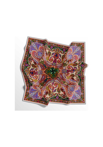 İpekal Soft Pamuk Eşarp - 05407 - 90 X 90 / Gri-yeşil - 20 Gri-yeşil - 20