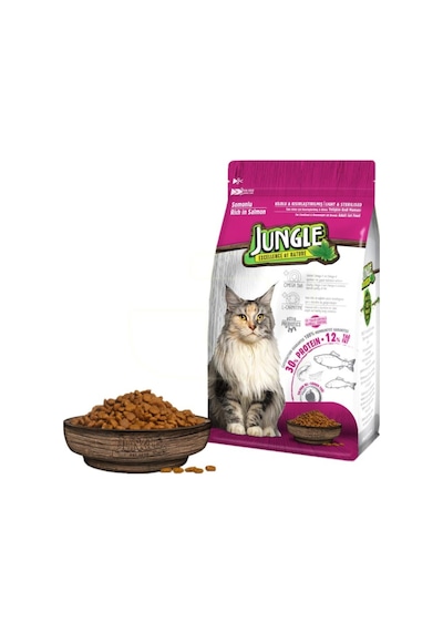 Jungle Sterilised Light Somonlu Kısırlaştırılmış Yetişkin Kedi Maması 500 G Jungle Sterilised Light Somonlu Kısırlaştırılmış Yetişkin Kedi Maması 500 G