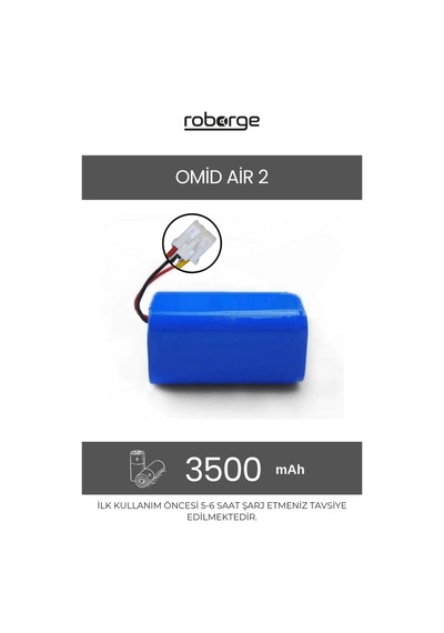 Omid Air 2 Robot Süpürge Uyumlu 3500 Mah Batarya - Muadil Ürün