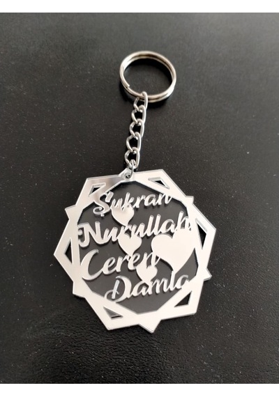 Araba Dikiz Ayna Süsü Ve Anahtarlık Kişiye Özel İsim Yazılı