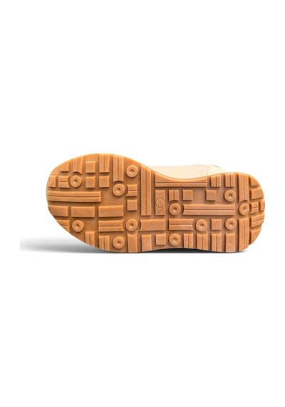Noka Kadın Kalın Taban Spor Ayakkabı Memory Foam İç Tabanlı Bej