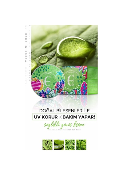 Elensilia Renk Eşitleyici Balm Doğal Güneş Kremi Spf 50 / Pa Green Energy Sun Balm