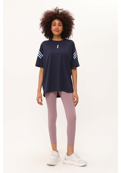 Genius Store Genıus Store Kadın Spor Tişört Baskılı Fitness, Antrenman Fit La