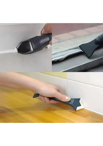 5 Başlıklı Derz Ve Silikon Kazıyıcı Sıyırıcı Uygulayıcı Aparat