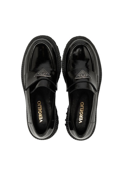 Nero Black Sneaker Günlük Kadın 25k11768xr Vergelio Vernice Nero Bej