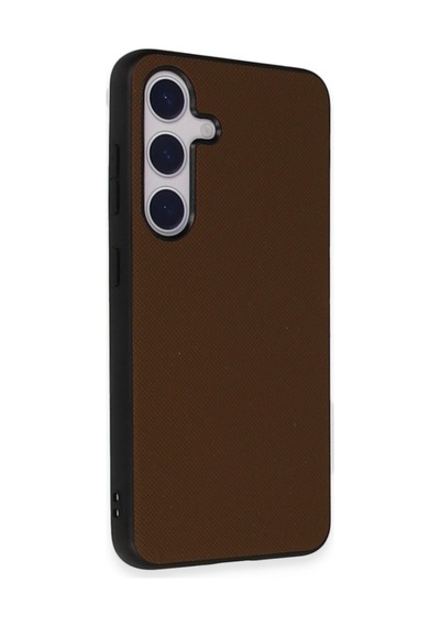 Samsung Galaxy S24 Uyumlu Kılıf Taft Kapak - Kahverengi