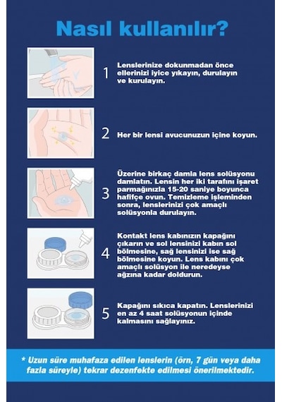 Blefaritto Lens Solüsyonu 6 x 60 ML + Lens Kabı