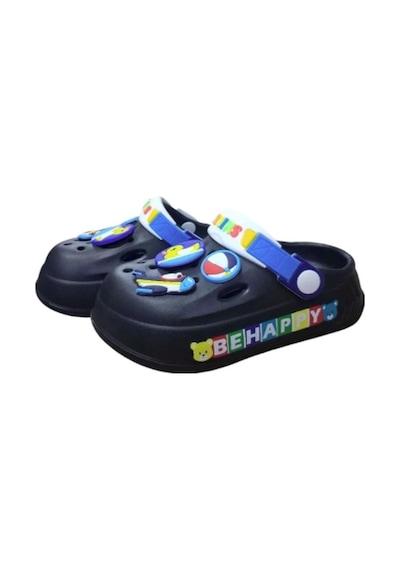 Calx Erkek Bebek-çocuk Figürlü Kaydırmaz Taban Terlik Sandalet Bnt9046 Siyah
