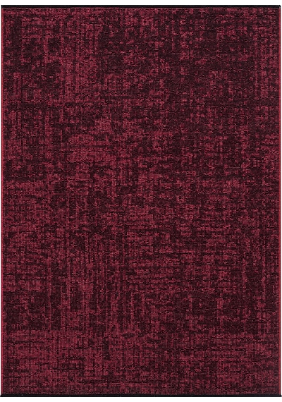 Antik Bordo Halı Yıkanabilir Kaymaz Taban Şönil Kilim Dokuma Pamuk Taban Kilim 10115a Bordo