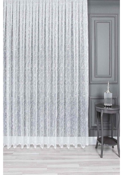 Evdepo Home Kırık Beyaz Normal Pileli Tül Perde 200 X 240 Cm Çok Renkli