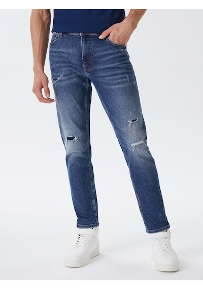 LOFT Ricardo Slim Fit Erkek Pantolon Lf2031142 Q1.v1 Denim LOFT Ricardo Slim Fit Erkek Pantolon Lf2031142 Q1.v1 Denim