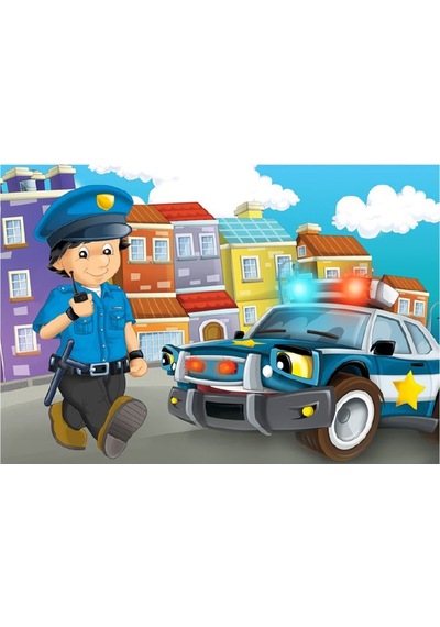 24 Parça Puzzle - Polıce Polis