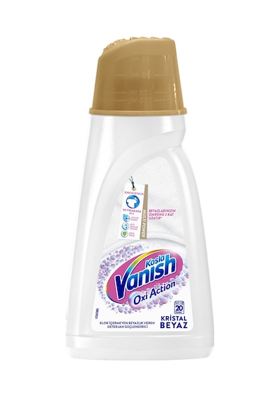 Vanish Oxi Action Kristal Beyaz Deterjan ve Leke Çıkarıcı Sıvı 1 L
