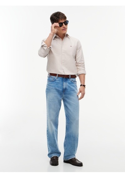 Tommy Hilfiger Solıd Herıtage Oxford Rf Shırt Erkek Yeşil Uk Gömlek - Mw0mw35774