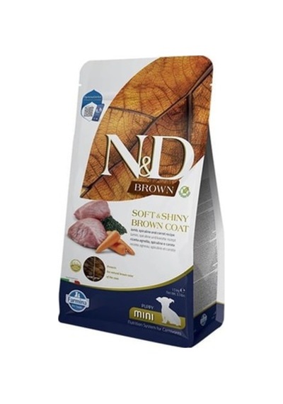 N&d Brown Kuzulu Spirulinalı Küçük Irk Yavru Köpek Maması 1,5 Kg