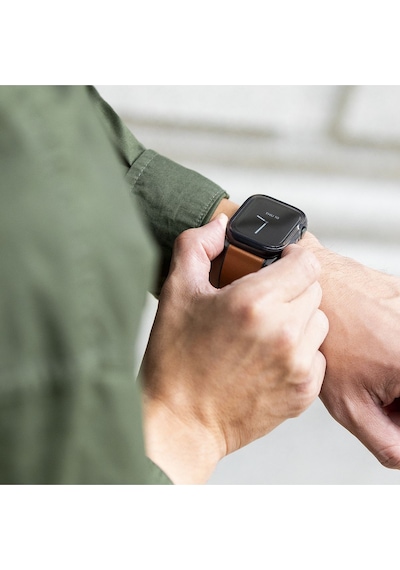 Apple Uyumlu  Watch 42mm Grade Hybrid Serisi Şeffaf Kılıf Kasa Ve Ekran Koruyucu 360 Tam Koruma Kapak