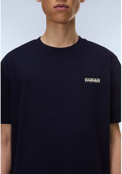 Napapijri S-small Box Ss Erkek T-shirt-31964 Koyu Lacivert