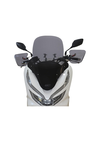 GP Kompozit Honda PCX 125 2018-2020 Uyumlu Ön Cam Siyah 65 cm