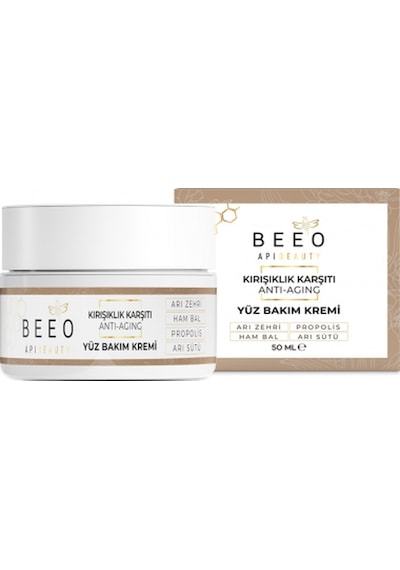 BEE'O ApiBeauty Arı Zehirli Propolisli Arı Sütlü  Yüz Bakım Kremi 50 ML