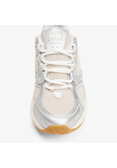 Tommy Hilfiger Archieve 97 Metallic Kadın Bej Sneaker 026 En0en02796 Bej