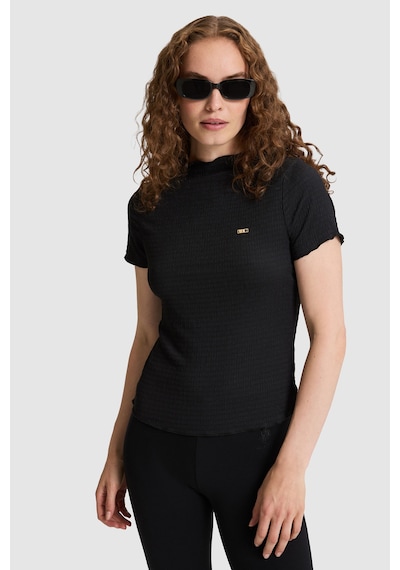 U.S. Polo Assn. Kadın Siyah Tişört 50323528 Vr046